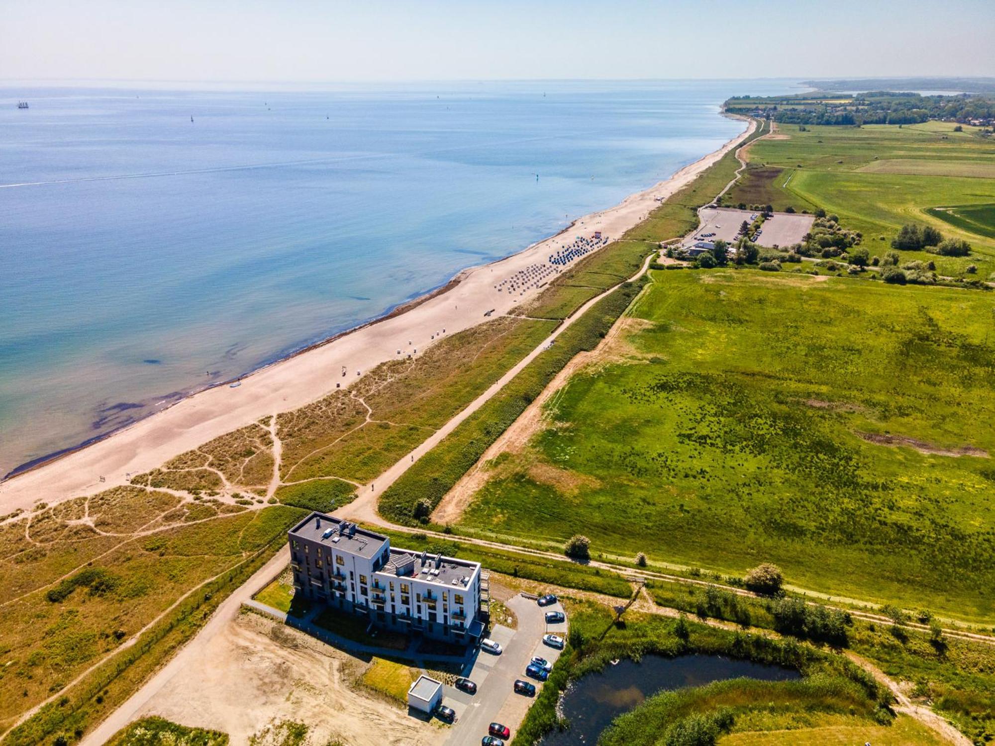 Beachterracefour- Eg, Meerblick, Terrasse, Kamin, Sauna Olpenitz Dış mekan fotoğraf