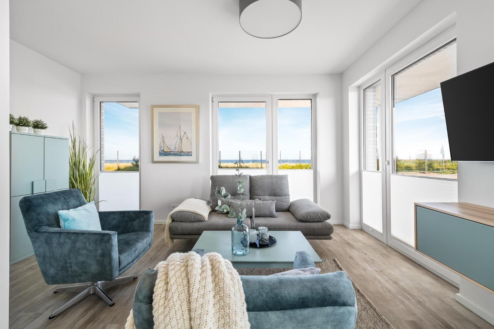 Beachterracefour- Eg, Meerblick, Terrasse, Kamin, Sauna Olpenitz Dış mekan fotoğraf